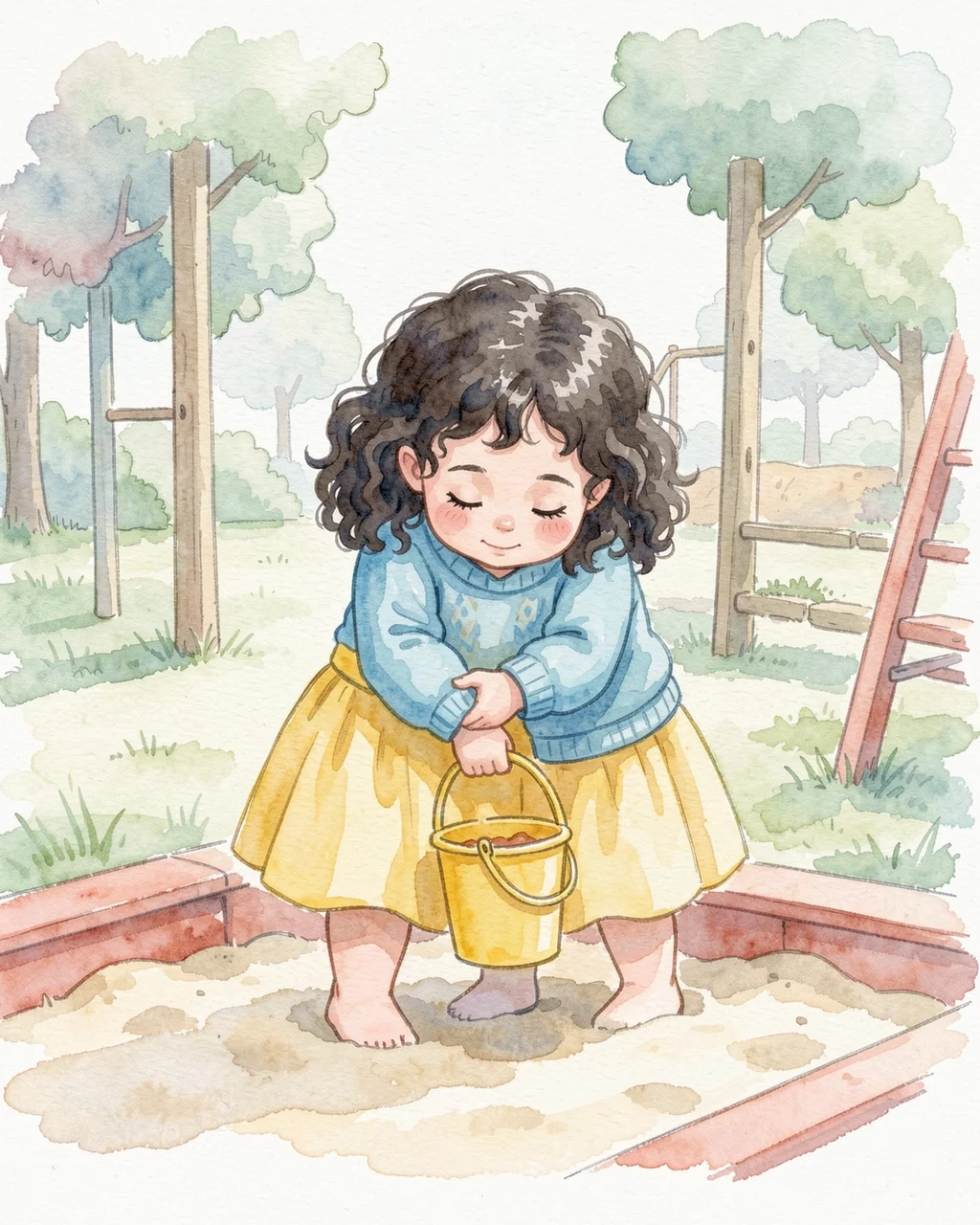 Illustration for page 1 of “Мяч, который хочет друга”
