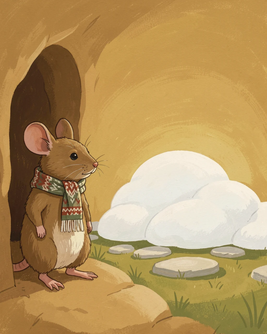 Illustration for page 1 of “Silver-Whiskered Thistle”