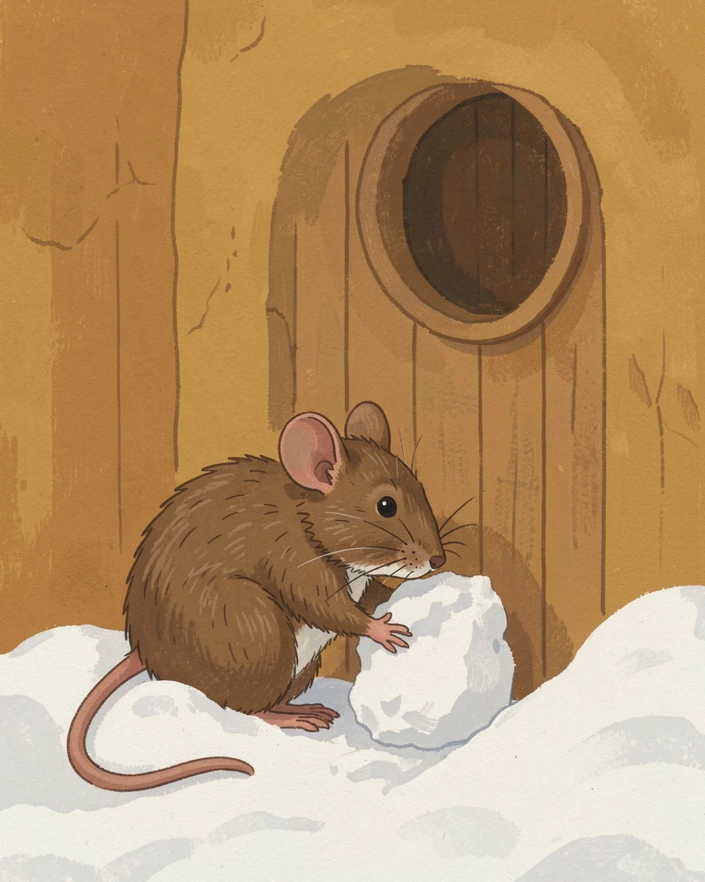Illustration for page 4 of “Silver-Whiskered Thistle”