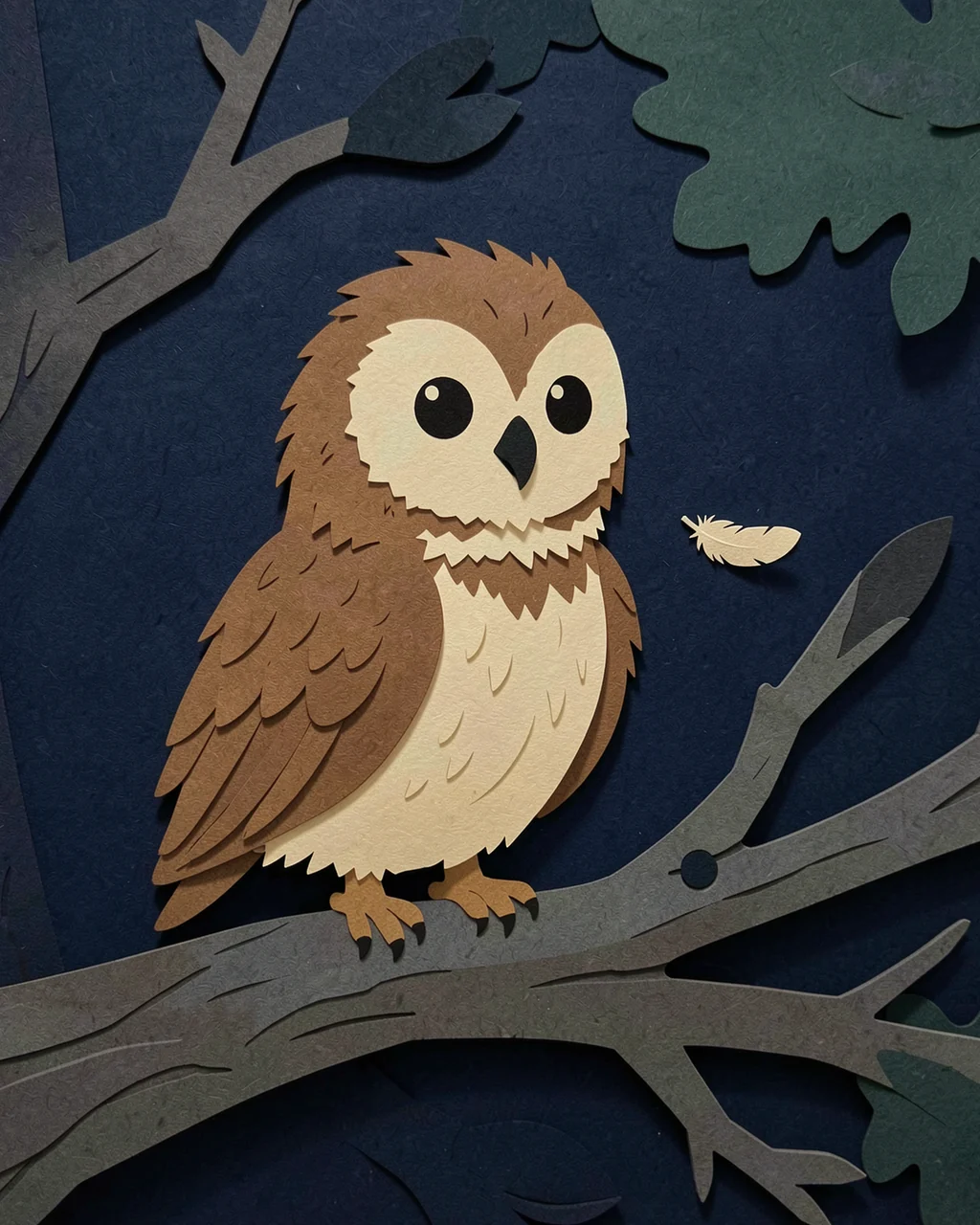 Иллюстрация к странице 3 сказки «The Owlet Who Feared Air»