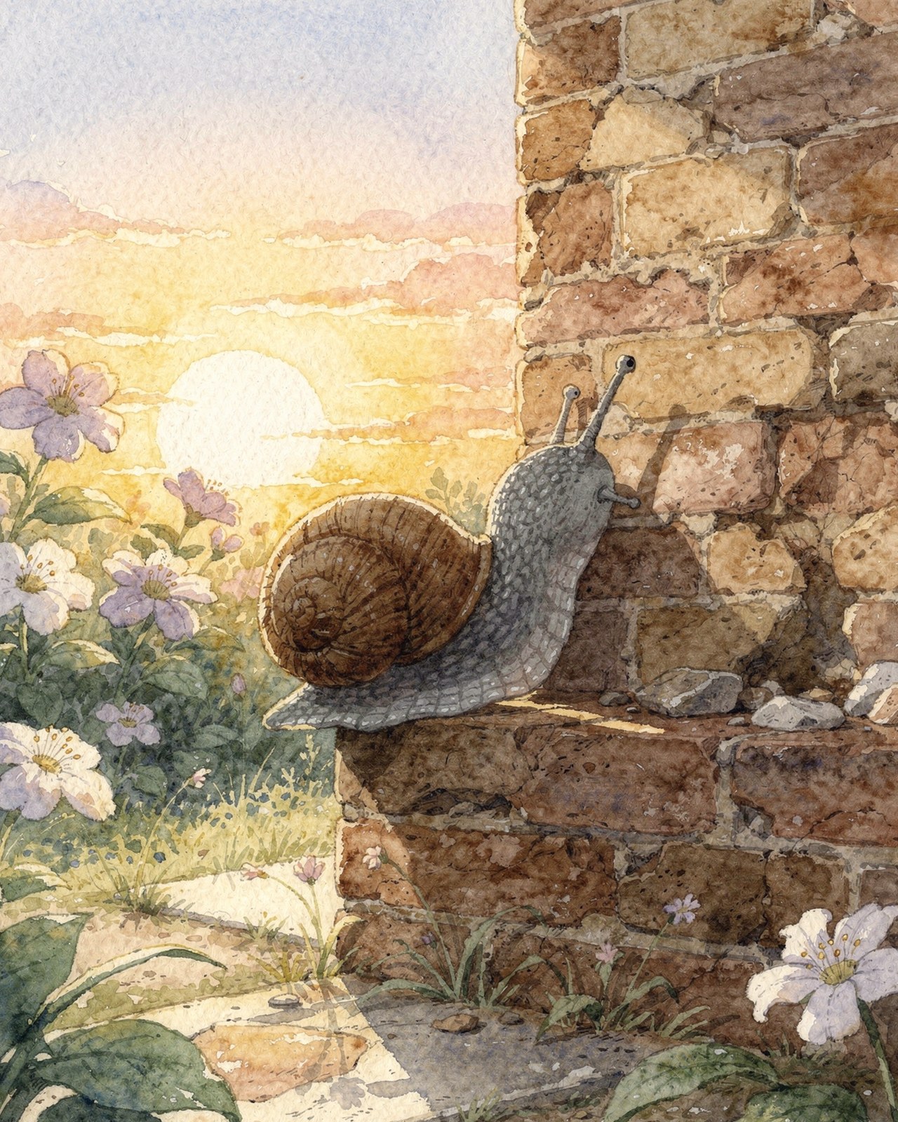 The Snail Who Sought Sunset