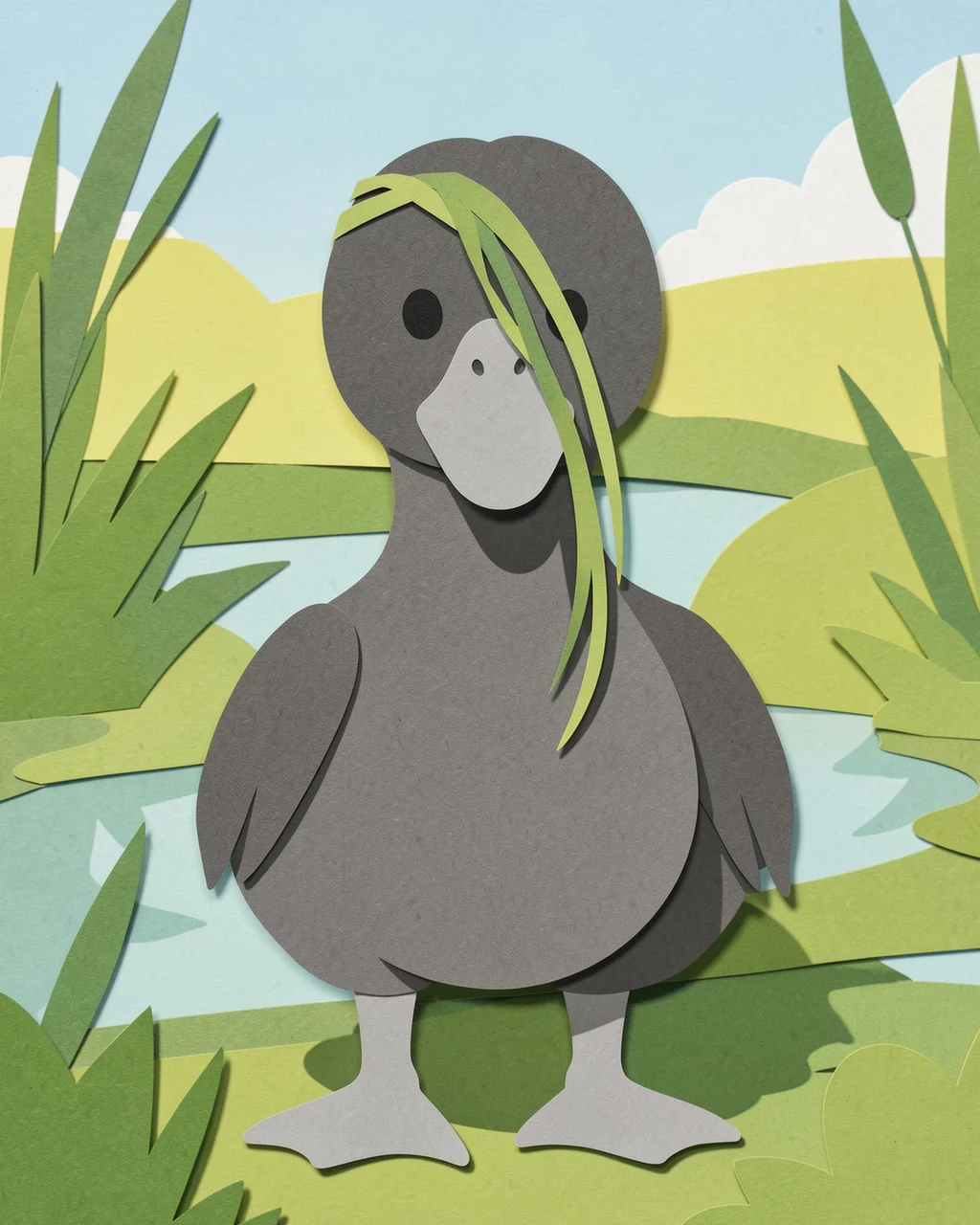 Illustration for page 2 of “The Grey Feathers Found Home”