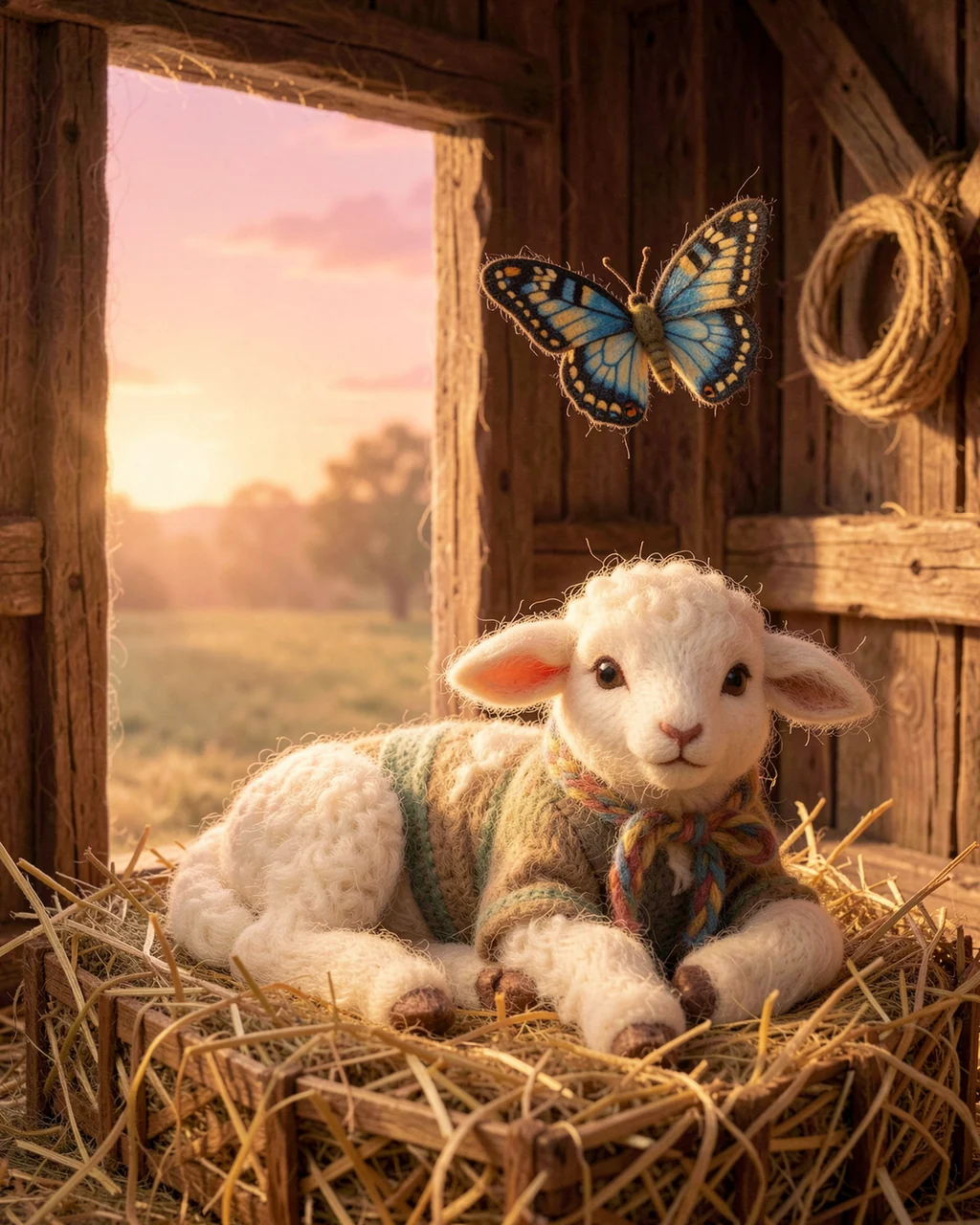 Illustration for page 5 of “The Barn Sent a Breeze”