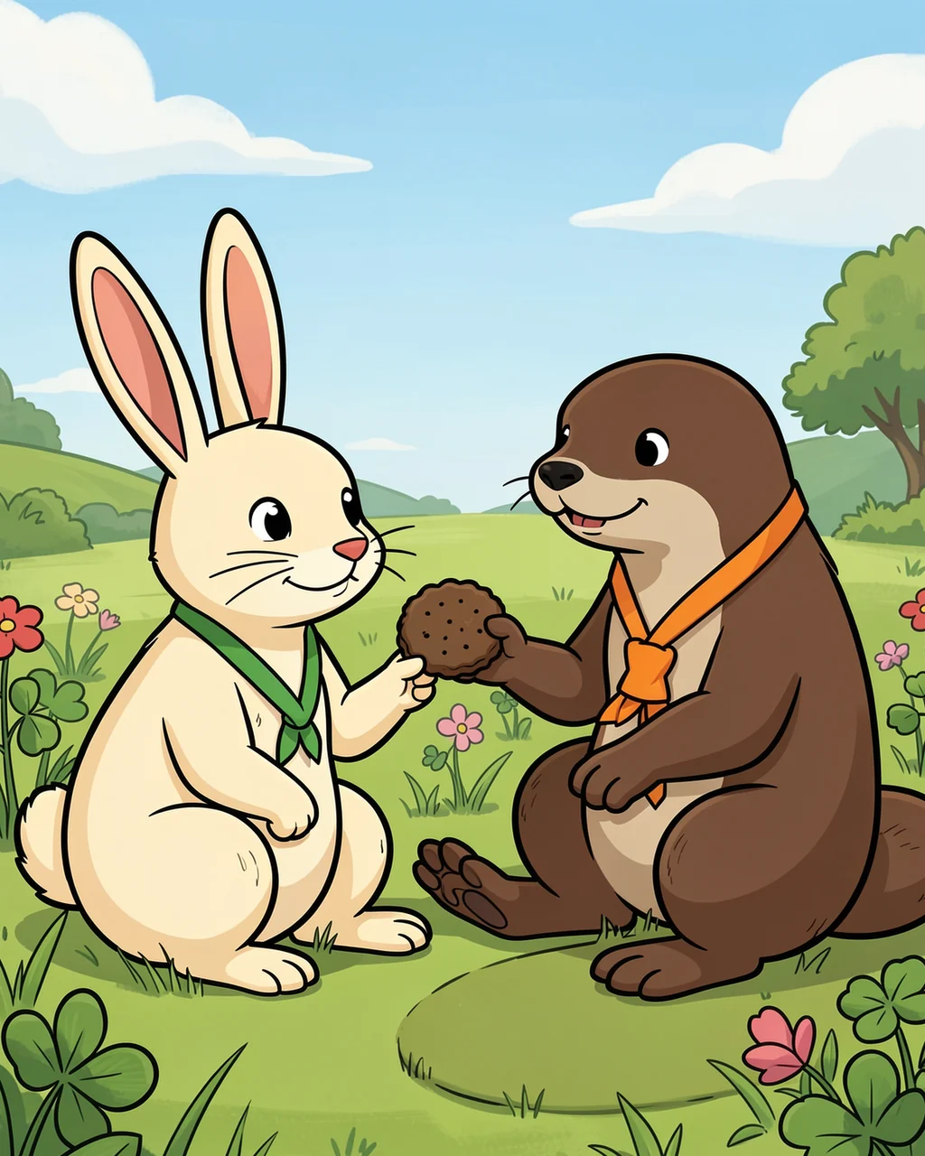 Illustration for page 7 of “The Flag Chose a Team”