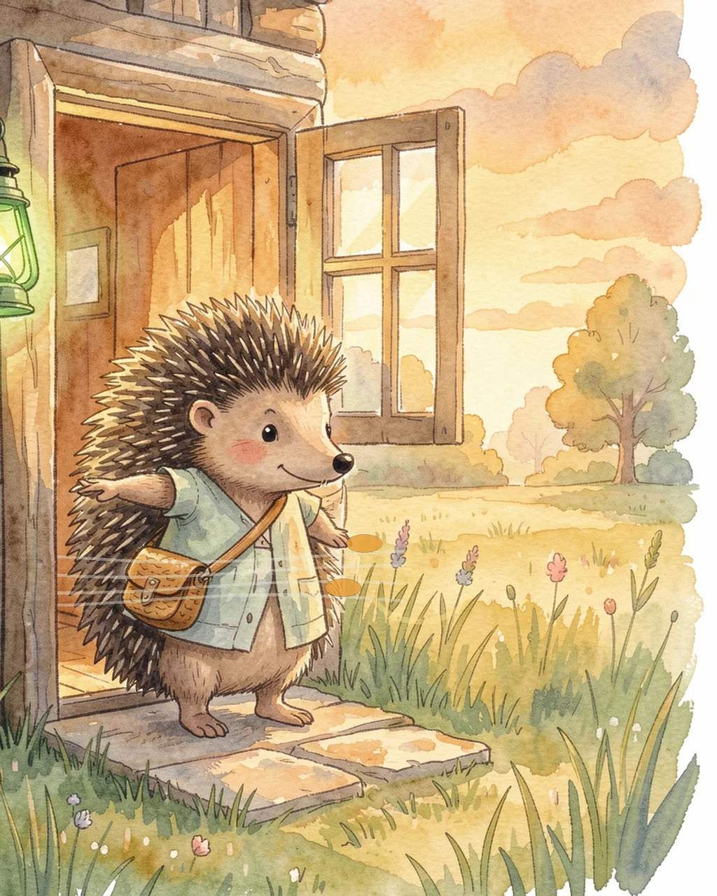Illustration for page 6 of “На ветке над тропинкой”