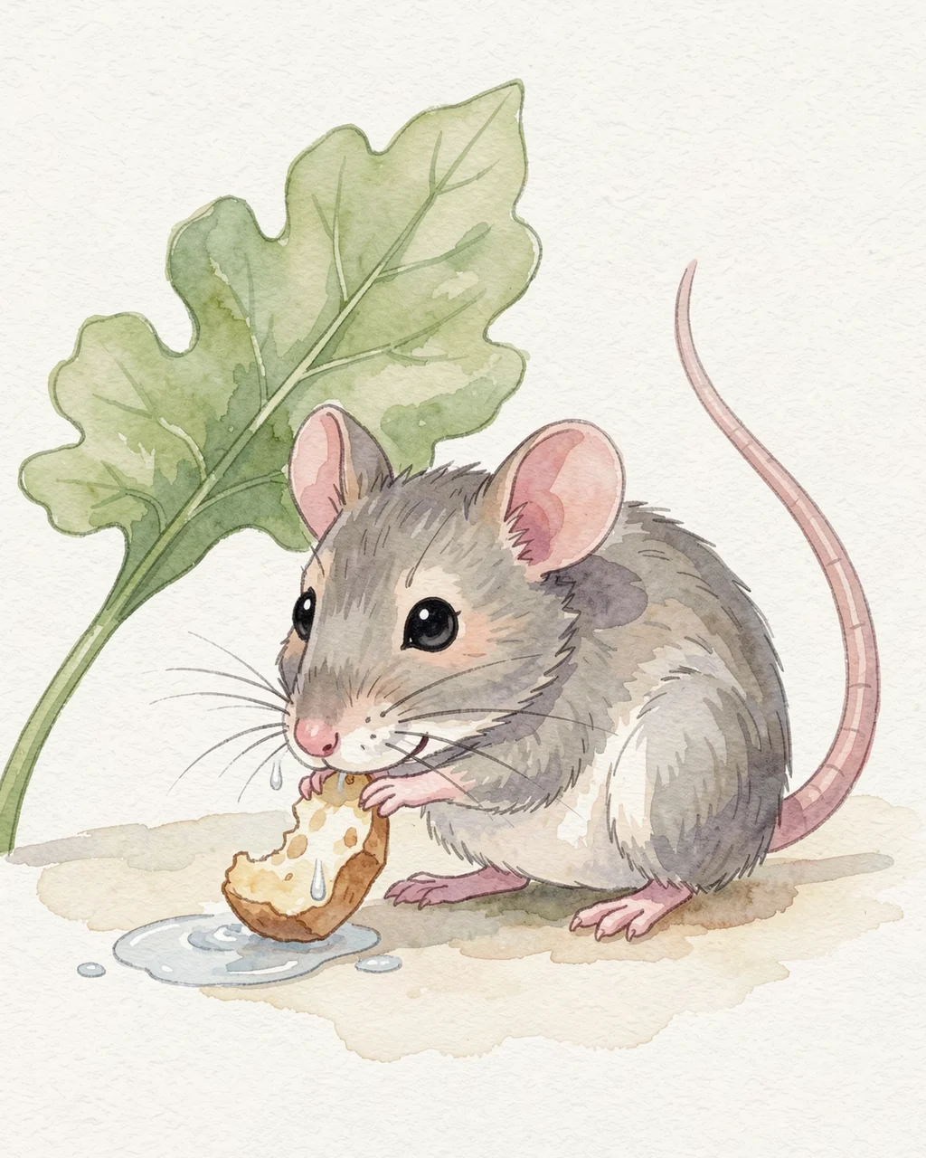 Illustration for page 6 of “Seven Raindrops Before Thunder”