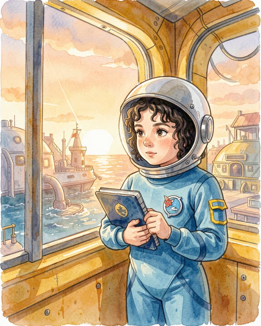 Illustration for page 1 of “Коралл, который ждёт тишины”