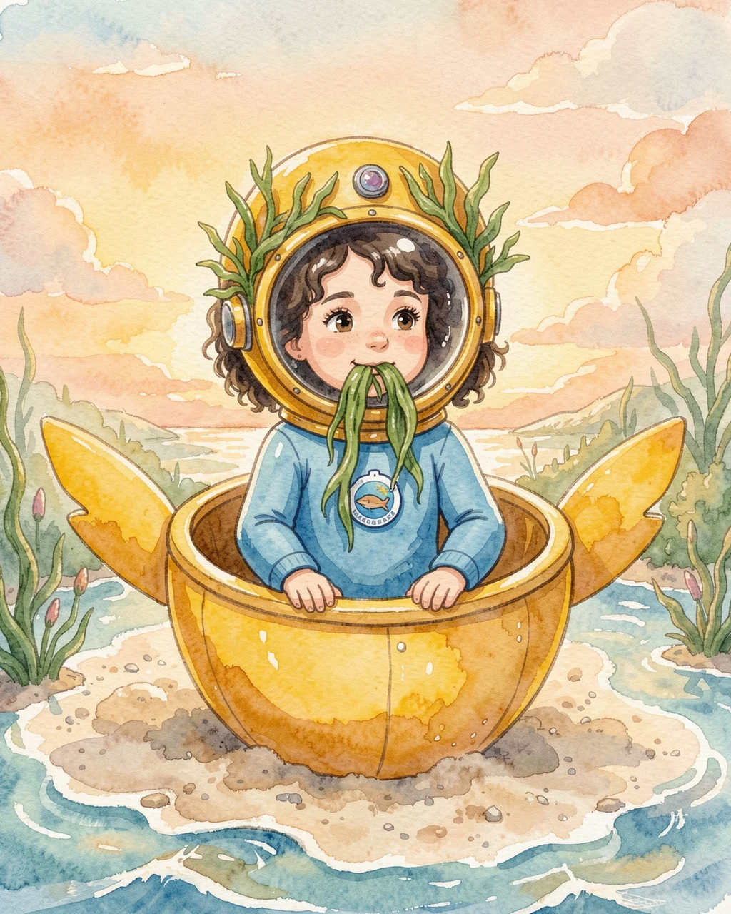 Illustration for page 3 of “Коралл, который ждёт тишины”