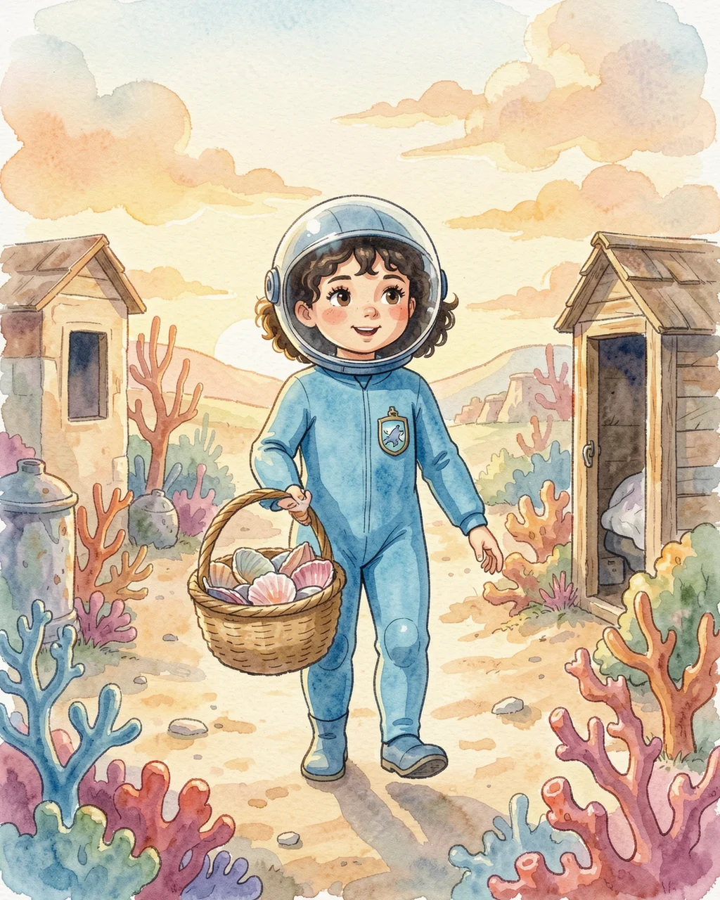 Illustration for page 6 of “Коралл, который ждёт тишины”