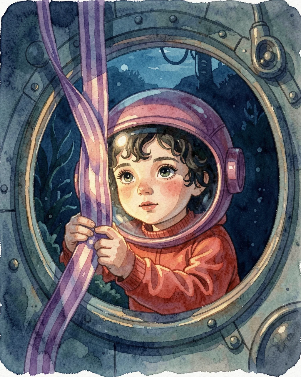 Illustration for page 5 of “Mia Maps Lantern Cove”
