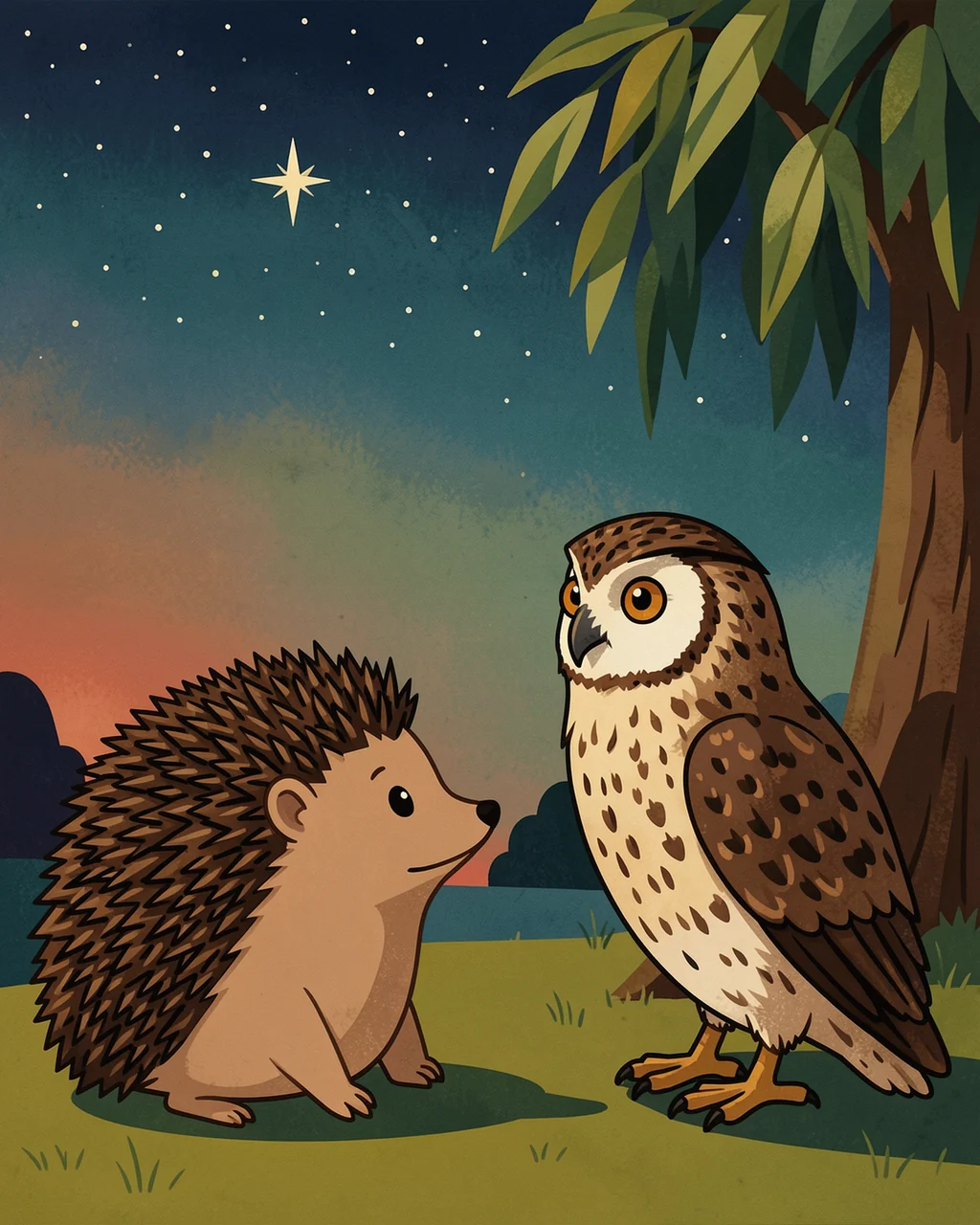 Illustration for page 6 of “Five Stars for Snuffle”